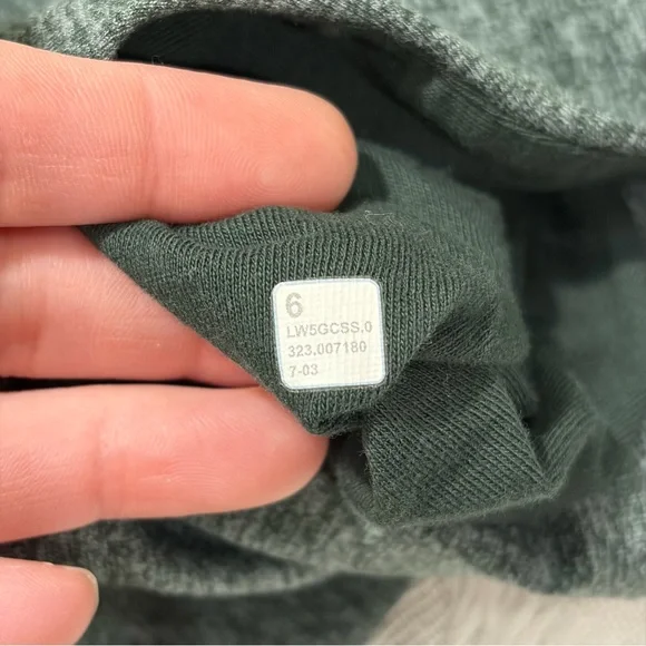 Green Lululemon Soft Jersey Jogger Pants Sz 6 Casual Comfy Outdoor Gym Preppy - Picture 6 of 11